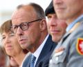 Bild: Christoph Reichwein/dpa
Konkrete Bedrohungen sind keine Fiktion, sondern bereits Alltag auch in Deutschland, warnt Bundeskanzler Friedrich Merz (CDU).