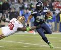 Bild: picture alliance / dpa
Aldon Smith (links) war ein guter Verteidiger für die San Francisco 49ers. (Archivfoto)