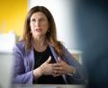 Bild: Boris Roessler/dpa
Commerzbank-Chefin Bettina Orlopp erklärt, wie sie eine Übernahme durch die Unicredit abwehren will.