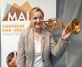 Bild: Brigitte Gschwendtner
Zwar hat sich Katja Kellner während ihres Studiums auf Blechblasinstrumente spezialisiert, aber im Kollegium der Sing- und Musikschule Marktredwitz spielt sie jetzt die erste Geige.