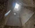 Bild: Stefan Puchner/dpa
Das Augsburger Wahrzeichen Perlachturm ist derzeit hohl, nachdem die Treppen zum Besteigen des rund 70 Meter hohen Turms entfernt wurden.