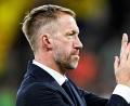 Bild: Martin Fonseca/ZUMA Press Wire/dpa
Der schwedische Nationaltrainer Graham Potter sorgte mit einem blutigen Ohr für Fragen.