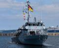 Bild: Marcus Golejewski/dpa
Sollte Deutschland sich an einer Militärmission beteiligen, gehört das Minenjagdboot Fulda zum deutschen Beitrag.