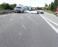 Bild: Autobahnpolizeistation Schwandorf
Ein Fahrstreifenwechsel auf der A 93 bei Schwarzenfeld führte zu einem Unfall mit zwei beschädigten Fahrzeugen.