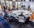 Bild: Michael Kappeler/dpa-Pool/dpa
Die Staats- und Regierungschefs der G7 haben sich auf eine gemeinsame Erklärung zu geopolitischen Fragen geeinigt.