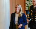 Bild: Lise Åserud/NTB Pool/dpa
Die norwegische Kronprinzessin Mette-Marit leidet unter einer schweren Lungenfibrose. (Archivbild)