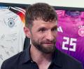 Bild: Christoph Lother/dpa
Thomas Müller sprach über die deutschen Chancen bei der WM.