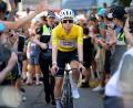 Bild: Gian Ehrenzeller/KEYSTONE/dpa
Für Tadej Pogacar war es bei der Tour de Suisse kein schöner Tag.