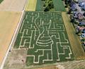 Bild: Silas Stein/dpa
Dieser Irrgarten hat eine ganz besondere Form.
