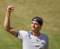 Bild: Friso Gentsch/dpa
Alexander Zverev steht beim Rasenturnier in Halle im Halbfinale.