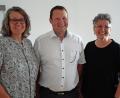 Bild: Jürgen Masching
Das neue Dreigestirn der VG Pressath (von links): Carmen Pepiuk, Andreas Reindl und Anja Kirschsieper.