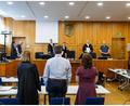 Bild: Christoph Schmidt/dpa
Vor Gericht räumte der Angeklagte Fehler ein und bedauerte die Entscheidung.