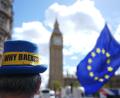 Bild: Kirsty Wigglesworth/AP/dpa
Der Brexit hat die britische Wählerschaft tief gespalten in Leaver und Remainer. (Archivfoto)