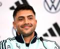 Bild: Federico Gambarini/dpa
Nadiem Amiri findet den WM-Hit der deutschen Fans gut.
