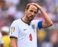 Bild: Tom Weller/dpa
Kein Faktor bis zur Pause: Englands Superstürmer Harry Kane.