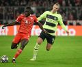 Bild: Sven Hoppe/dpa
Trafen das letzte Mal 2023 aufeinander: Frankreichs Dayot Upamecano (l) und Erling Haaland.