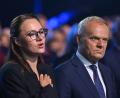 Bild: Adam Warzawa/PAP/dpa
Ministerpräsidentin Swyrydenko (l.) aus Kiew vertritt Präsident Selenskyj.