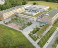 Grafik: Vinci Facilities Solutions GmbH 
2029 soll der komplette Schulkomplex fertiggestellt sein. Auch künftig werden die Sophie-Scholl-Realschule und die Hans-Scholl-Realschule getrennt nach Mädchen und Jungen aufgebaut sein.