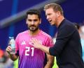 Bild: Christian Charisius/dpa
Bei der EM 2024 noch deutscher Kapitän, jetzt WM-Kolumnist: Ilkay Gündogan. (Archivbild)