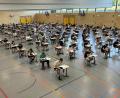 Bild: Matthias Schall
Am Mittwoch starteten die Abschlussprüfungen für 133 Schülerinnen und Schüler an der Schönwerth-Realschule in Amberg.