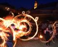 Archivbild: Petra Hartl
Die große Feuershow (hier im Jahr 2018) fällt in Sulzbach-Rosenberg heuer aus.