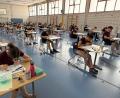 Bild: Heidi Kurz
In der Turnhalle schrieben am Freitag die Zehntklässler bis 11 Uhr ihre Englischprüfungen.