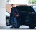 Bild: Fabian Sommer/dpa
CSU-Chef Söder fuhr am Kanzleramt vor.