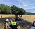 Bild: Kreisbrandinspektion Cham
In Falkenstein brannte ein Holzschuppen.