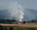 Bild: Th. Krenn/Zema Medien/dpa
Die Rauchsäule des Brandes war weithin sichtbar.