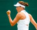 Bild: Frank Molter/dpa
Tatjana Maria erreicht die zweite Runde von Wimbledon.