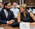Bild: Markus Scholz/dpa
Die Angeklagte Christina Block und ihr Anwalt Ingo Bott am 60. Prozesstag.