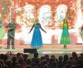 Bild: mgo
Elsa und Anna, die Schwestern aus dem Disney-Film Eiskönigin, mit ihren bekannten Gefährten auf der Eis-Bühne der Weidener Max-Reger-Halle.