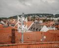 Bild: Michael Golinski/Stadt Amberg
Das Foto zeigt eine der Sirenen, die im Oktober 2024 im Stadtgebiet installiert wurden.