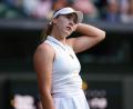 Bild: Mike Egerton/PA Wire/dpa
French-Open-Siegerin Mirra Andrejewa ist in Wimbledon in der zweiten Runde ausgeschieden.