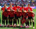 Bild: Manu Fernandez/AP/dpa
Diesmal nicht in roten Trikots: Belgiens Nationalteam. (Archivbild)