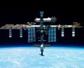 Bild: -/Roscosmos State Space Corporation via AP/dpa
An der ISS gab es einen Außeneinsatz. (Archivbild)