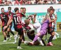 Bild: Daniel Löb/dpa
Das stets umkämpfte Franken-Derby steht schon am zweiten Spieltag auf dem Programm. (Archivbild)