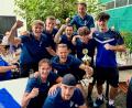 Bild: SpVgg SV Weiden
So sehen Sieger in einem Trainingslager der SpVgg SV Weiden aus: Ein Pokalturnier lockerte die anstrengenden Einheiten auf.