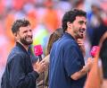 Bild: Tom Weller/dpa
Hatte Spaß als TV-Experte: Thomas Müller (l). (Archivbild)