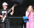 Bild: Konrad Rosner
Die Kids-Band "Planet of Rock" mit ihrer Lead-Sängerin Lucia (rechts).