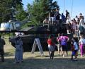 Bild: Paul Böhm
Gut besucht war immer die Fahrzeugschau der Bundeswehr auf dem Volksfestplatz in Hohenfels