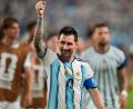 Bild: Rebecca Blackwell/AP/dpa
Lionel Messi steht mit Argentinien im WM-Viertelfinale.
