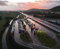 Bild: VPI Regensburg
Die Großkontrollstelle auf der A3 bei Wörth an der Donau.