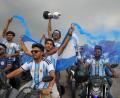 Bild: Abu Sufian Jewel/ZUMA Press Wire/dpa
WM-Zeit heißt in Bangladesch Argentinien-Zeit. (Archivbild)