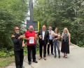 Bild: Stadt Marktredwitz
Auf dem Foto von links nach rechts: Karl Rigauer, Harald Fleck, Oberbürgermeister Oliver Weigel, Thomas Hecht, Melanie Schraml, Kerstin Brunner.