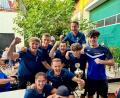 Bild: SpVgg SV Weiden
So sehen Sieger in einem Trainingslager der SpVgg SV Weiden aus: Ein Pokalturnier lockerte die anstrengenden Einheiten auf.