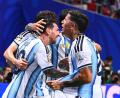 Bild: Tom Weller/dpa
Argentinien steht im Viertelfinale der Fußball-WM.