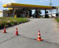 Bild: Dmitri Lovetsky/AP/dpa
Wegen Treibstoffmangels sind viele Tankstellen in Russland geschlossen. (Archivbild)