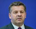 Bild: Matthias Schrader/Pool AP/AP Photo/Matthias Schrader
„Ich werde nicht zur AfD und nicht zur Linkspartei gehen und um Stimmen bitten“, sagte Sven Schulze (CDU). (Archivbild)