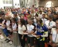 Archivbild: Werner Robl
Im Fahrraddress ins Gotteshaus: Die Wallfahrtskirche ist stets restlos gefüllt. Die Sternfahrt nach Fuchsmühl ist eine Erfolgsgeschichte.